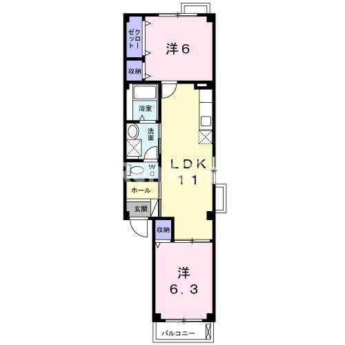 アメニティ８８の間取り|間取図