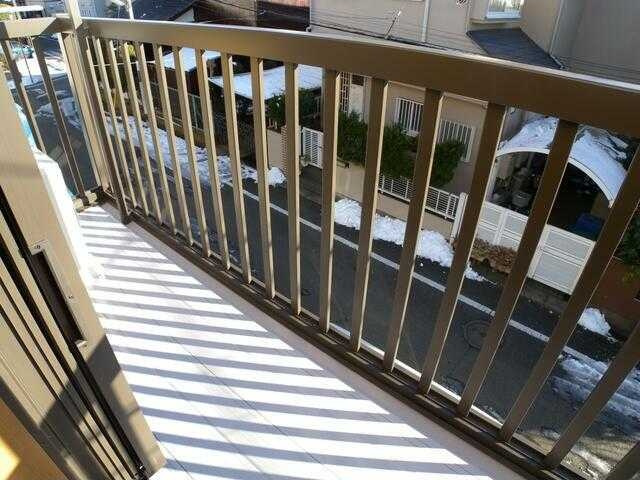 富士見町Ａ邸貸家のバルコニー