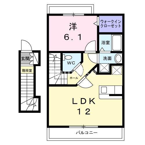 メゾンヴィヴァーチェの間取り