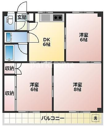 サンハイツの間取り