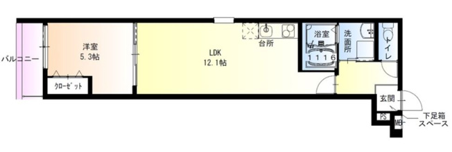 【間取り】 | フジパレス高石駅北Ⅲ番館