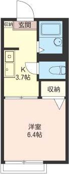 パークハイムの間取り|南東向きで日当たり良好♪