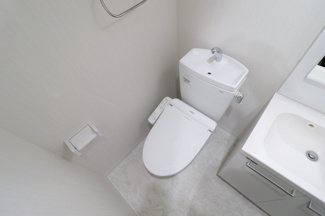 【トイレ】 | ヒルズ八尾本町 | 落ち着いた色調のトイレです