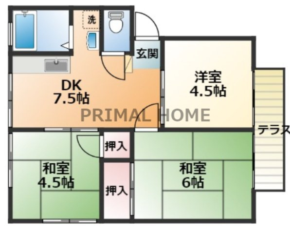 【間取り】 | グランドヒルハイツ三ッ沢