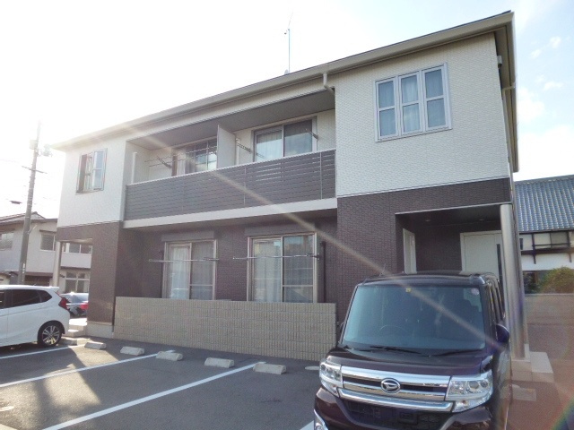 倉敷市浜ノ茶屋２丁目のアパートの外観