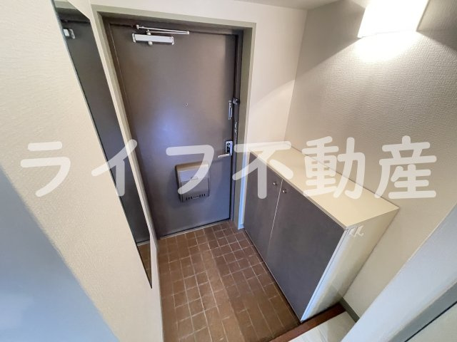 パークモダン高井田の玄関|毎日通る玄関はこちらです