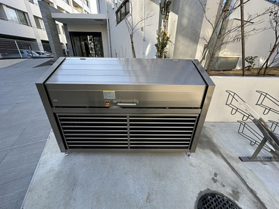 【その他共用部分】 | サウンドステージ　ドルチェ | 敷地内ごみ置き場でごみ出しもらくらく～♪忙しい社会人さんや主婦さんにもうってつけ！