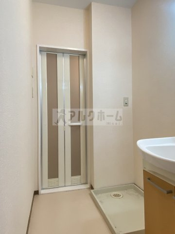 ヴィラージュC棟の洗面所