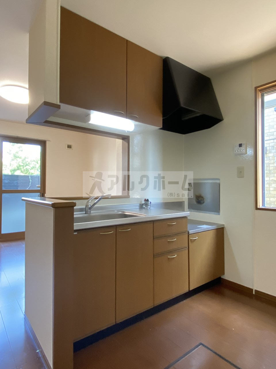 ヴィラージュC棟のキッチン