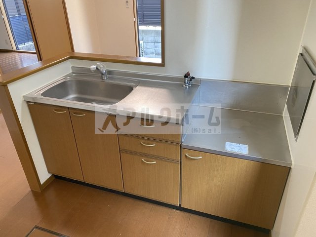 ヴィラージュC棟のキッチン