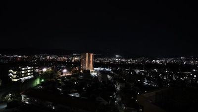 【展望】 | 【上質リノベ】ダイアパレス牛田天水苑 | 現地（2023年6月24日20：00頃）撮影