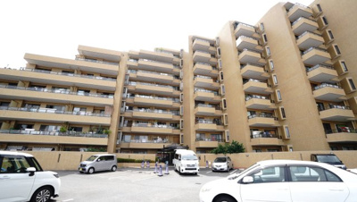 【外観】 | 【上質リノベ】ダイアパレス牛田天水苑 | 現地（2023年6月24日10：00頃）撮影