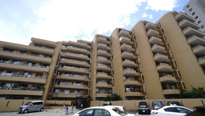 【外観】 | 【上質リノベ】ダイアパレス牛田天水苑 | 現地（2023年6月24日10：00頃）撮影