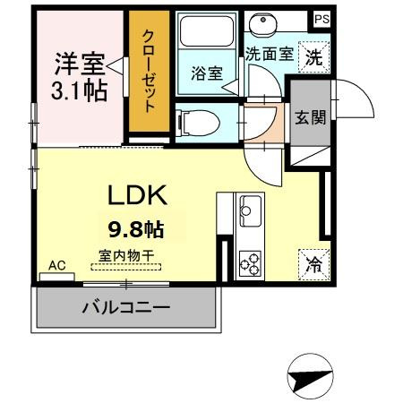 【間取り】 | グランシャリオ芦原