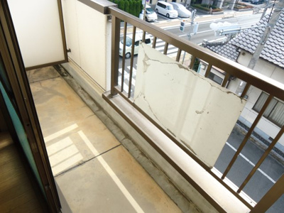 【バルコニー】 | エメローズ丸之内 | 南東向き　※写真はイメージです