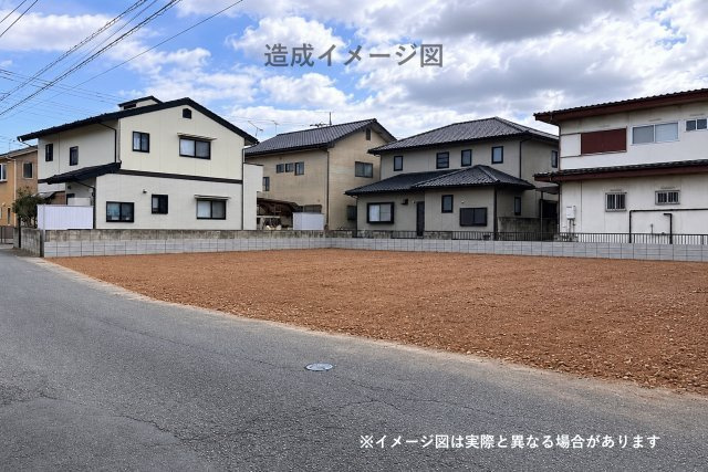 高崎市倉賀野町売地A区画の完成予想図|造成イメージ図です。イメージ図は、実際と異なる場合があります。