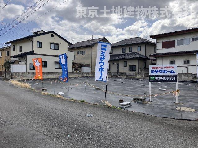高崎市倉賀野町売地A区画の前面道路含む現地写真