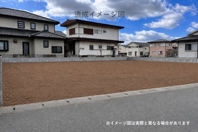 高崎市倉賀野町売地A区画の完成予想図|造成イメージ図です。イメージ図は、実際と異なる場合があります。