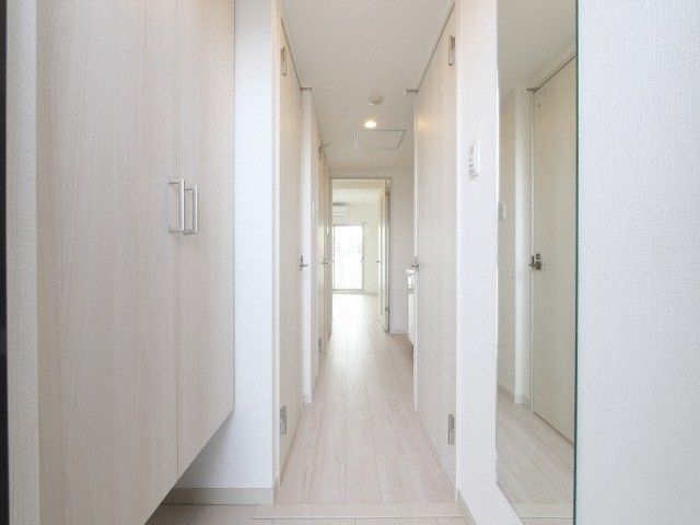 アドバンス天王寺南パキラの玄関