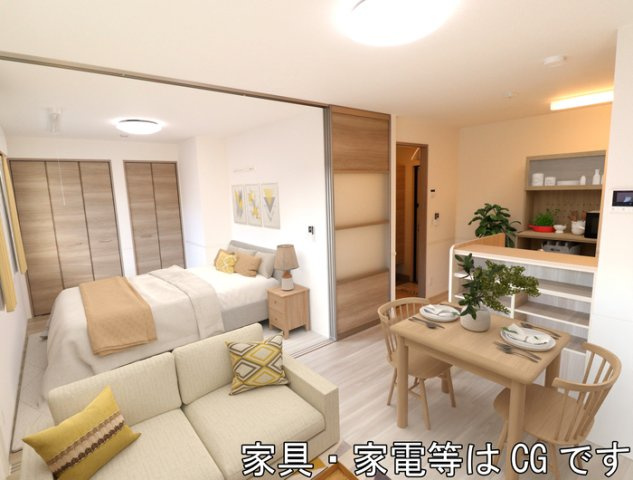 熊本市南区南高江２丁目のアパートの内装