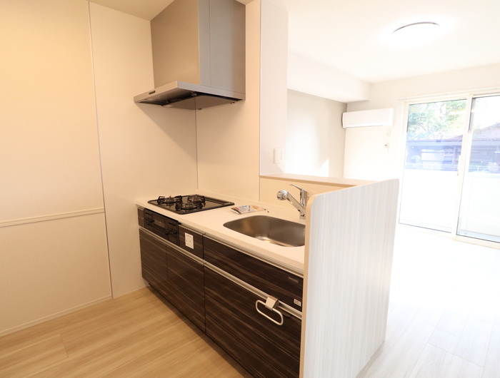 熊本市南区南高江２丁目のアパートのキッチン