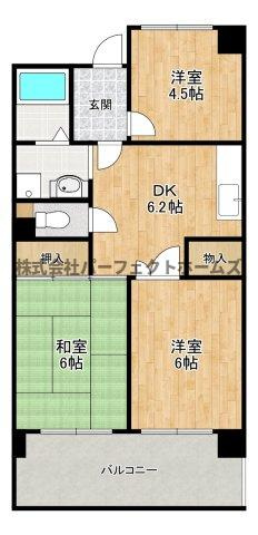 グランドヴィラ香里の間取り