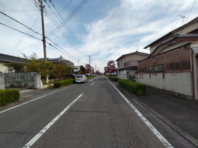 高崎市福島町売地の前面道路含む現地写真