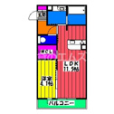 【間取り】 | Ｄ－ｒｏｏｍ光丘の間取り
