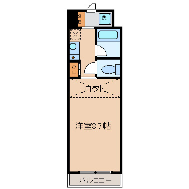 【間取り】 | TGC　No.10北梅田