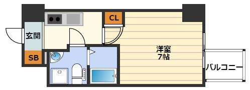 APRILE南森町の間取り