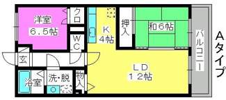 【間取り】 | シックス板付