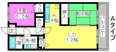 【間取り】 | シックス板付