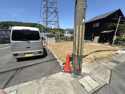 【前面道路含む現地写真】 | 大津市富士見台　売土地（建築条件無） | 更地になりました♪
引渡し後すぐに建築が可能です♪