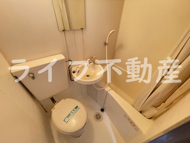 あかねハイツの浴室|ゆったり過ごせるお風呂です