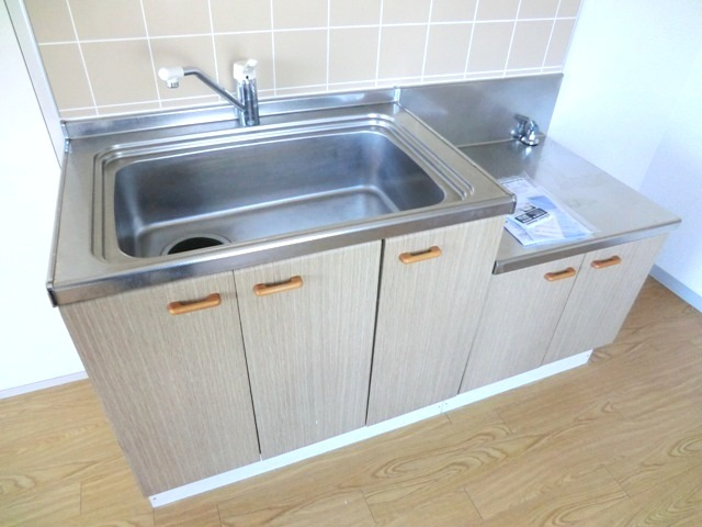 メゾンホリコシのキッチン|★２口ガスコンロ設置可・都市ガス仕様★