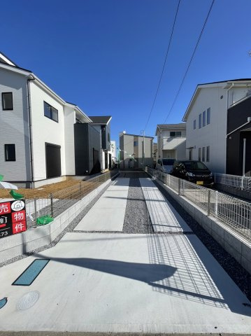 鴻巣市北新宿４期　の駐車場|２号棟現地駐車場（2023年11月21日）撮影