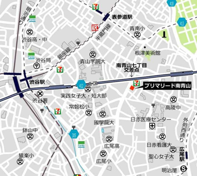 【地図】 | プリマリード南青山
