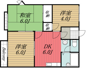 【間取り】 | プレステージ国分寺