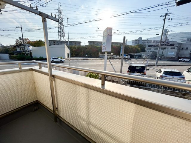 大枝塚原町のバルコニー