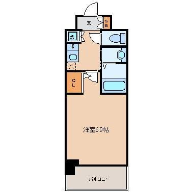 【間取り】 | プロシード大阪ＥＡＳＴ　アクア・ラ・フォンテ