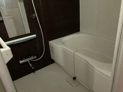 【浴室】 | ヴィラ相武台 | 入浴時の快適さも大事なことですが、綺麗な状態を維持できなければ気持ちよく入浴できません。毎日の掃除が楽という点は大事なポイントになります！カビが生えにくく掃除がしやすい、壁や浴槽を選ぶといいでしょう。