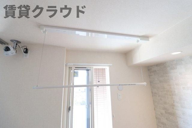 L.シャルルの内装|室内物干