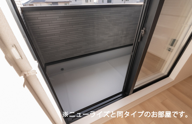 【バルコニー】 | CROSS　FIELD | ニューライズと同タイプのお部屋です。