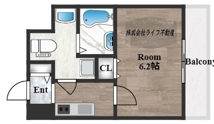 セイワパレス大今里の間取り