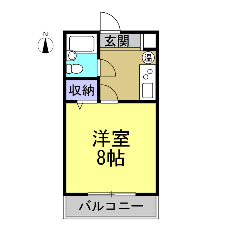 ハイツKAKIHATAの間取り