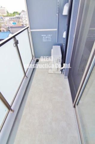 Laule’a越谷のバルコニー