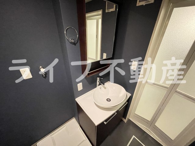 シャンティ長瀬の独立洗面台|独立洗面台、朝の身支度には欠かせません