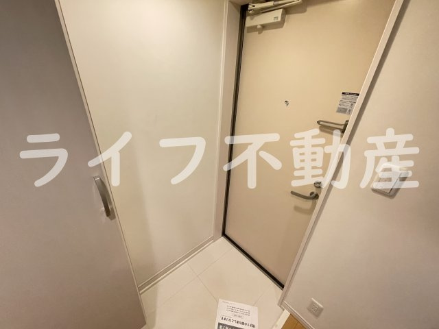 シャンティ長瀬の玄関|シンプルで使いやすい玄関です