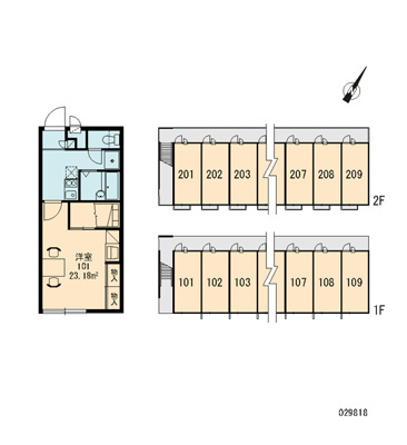 【区画図】 | レオパレスB&T | 画像3