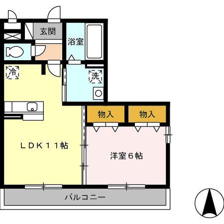 プレジール多米の間取り
